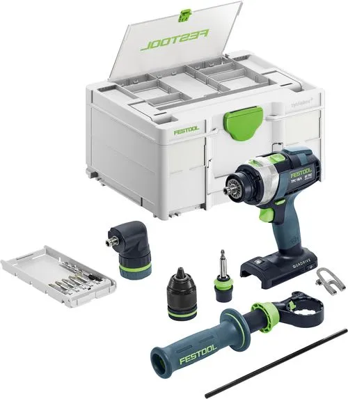 Festool Batteridriven slagborrskruvdragare TPC 18/4 I-Basic-Set QUADRIVE